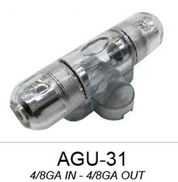 High Current Multi-channel Car Marine Audio AGU Fuse Holder
